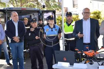 La Policía Local de Telde presentó este viernes su Unidad de Drones (Foto TA)